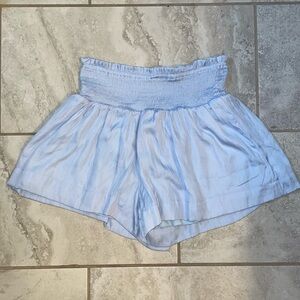 Light Blue High Waisted Shorts